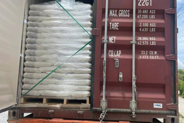 Hàng xuất khẩu sang Hàn Quốc được đóng thùng vận chuyển.